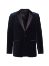 Theory Chambers Velvet Slim Fit Dinner Jacket In Baltic