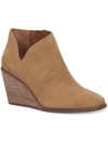 LUCKY BRAND MELENDI WOMENS SUEDE BOOTIES ANKLE BOOTS