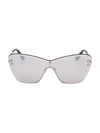 Pucci Women's Cat-eye Gradient Sunglasses In Silver Smoke