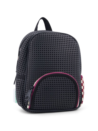 Light+nine Kid's Mini Backpack In Checkered Brick