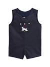 BELLA BLISS BABY BOY'S EMBROIDERED SHEEPDOG ROMPER