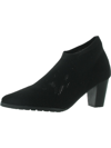 ALL BLACK PT PULLON WOMENS MESH POINTED TOE ANKLE BOOTS