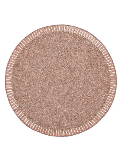 Kim Seybert Bevel Placemats 4-piece Set In Blush