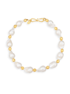 SYLVIA TOLEDANO WOMEN'S GRACE 22K-GOLD-PLATED & CULTURED FRESHWATER PEARL NECKLACE