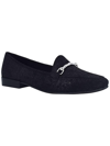 IMPO BAYLIS WOMENS MICROSUEDE SHIMMER LOAFERS