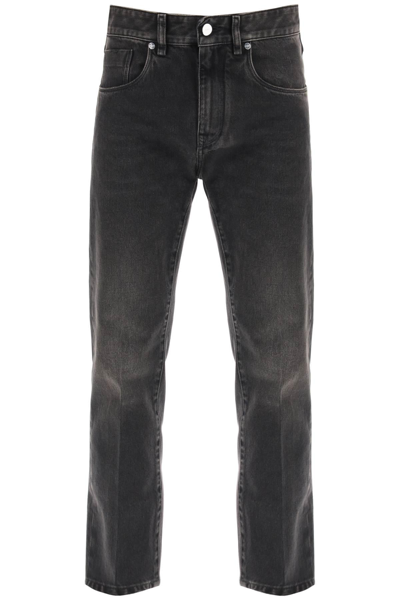 Fendi Regular Jeans With Tailored Crease In Black