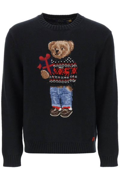 Polo Ralph Lauren Polo Bear Sweater In Black