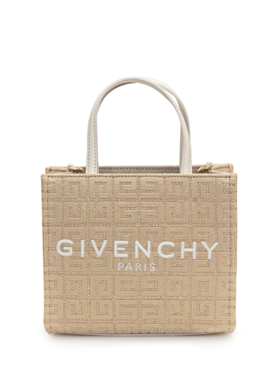 Givenchy G-tote Mini Bag In Natural