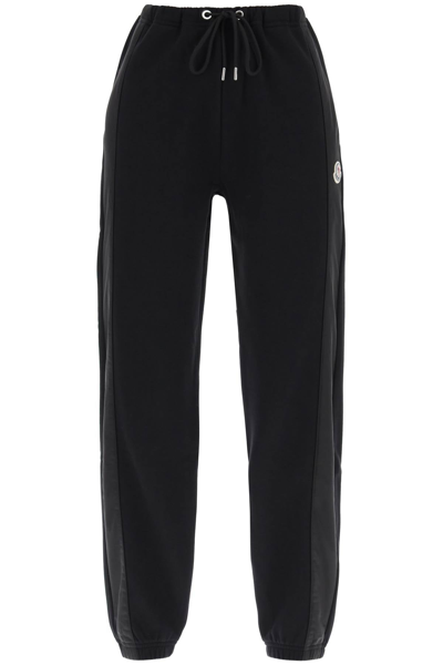 MONCLER MONCLER JOGGERS WITH NYLON BANDS WOMEN