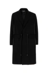 SACAI SACAI MAN BLACK WOOL COAT