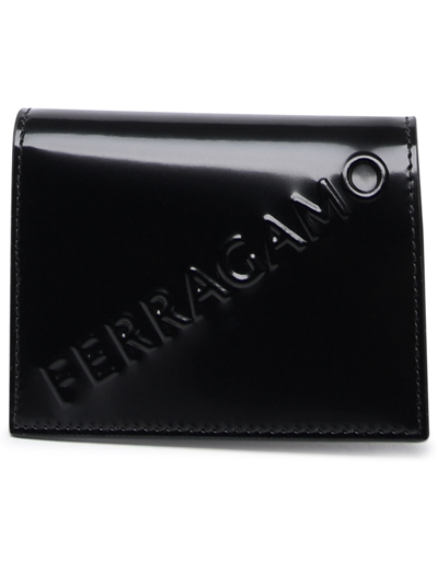 Ferragamo Salvatore  Man Black Leather Wallet