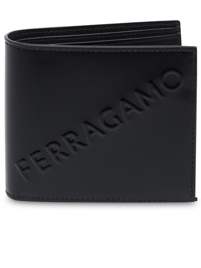 Ferragamo Salvatore  Man Black Leather Wallet