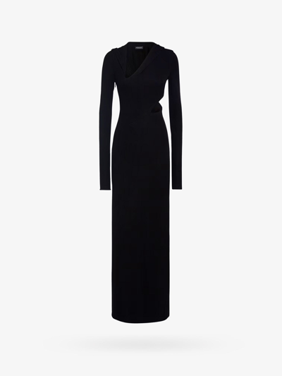 Versace Woman Dress Woman Black Long Dresses