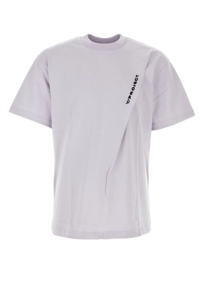 Y/project Pinched Logo T-shirt In Purple