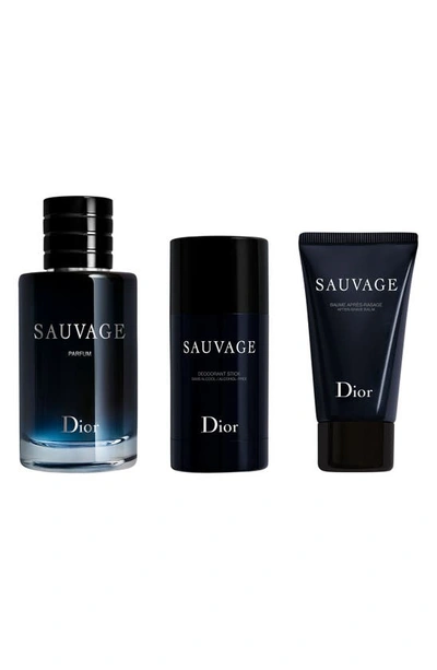 Dior Sauvage Parfum 3-piece Gift Set
