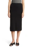 EILEEN FISHER EILEEN FISHER MERINO WOOL MIDI SKIRT