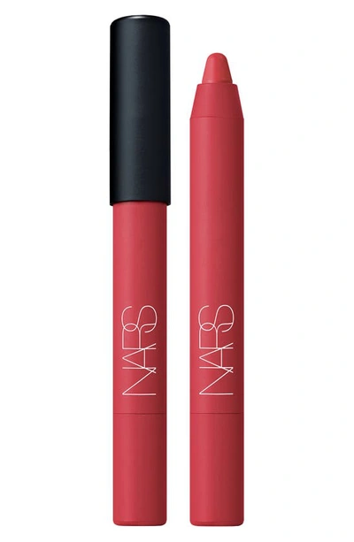 Nars Powermatte High-intensity Long-lasting Lip Pencil In Dragon Girl - Vivid Siren Red