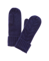 HANNAH ROSE HANNAH ROSE CHUNKY CABLE CASHMERE MITTENS