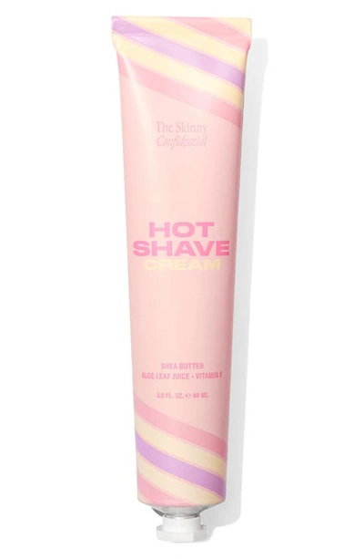 The Skinny Confidential Hot Shave Cream In White
