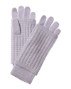 HANNAH ROSE HANNAH ROSE WAFFLE STITCH 3-IN-1 CASHMERE TECH GLOVES