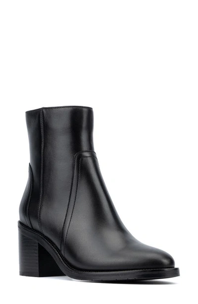 Aquatalia Women's Janella 70mm Leather Ankle Boots In Black