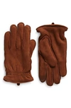 NORDSTROM FAUX FUR LINED TECH GLOVES