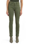 Mavi Jeans Kathleen High Waist Slim Boyfriend Jeans In Forest Green Feather Blue
