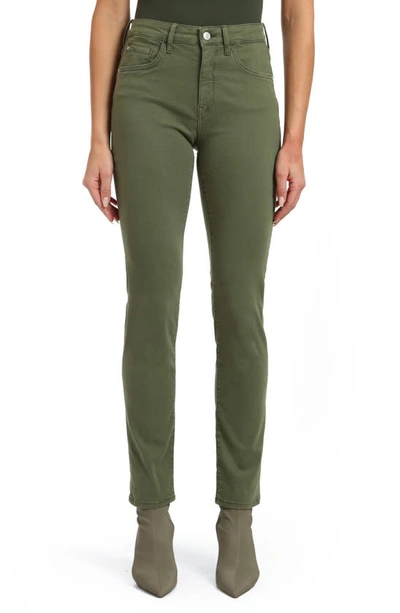 Mavi Jeans Kathleen High Waist Slim Boyfriend Jeans In Forest Green Feather Blue