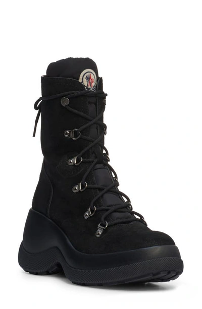 Moncler Resile Trek High Top Boot In Black