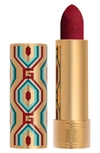 Gucci Velvet Matte Lipstick Janie Scarlet 0.12 oz / 3.5 G In 509 Janie Scarlet