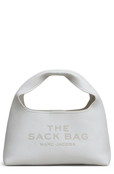 Marc Jacobs The Mini Leather Sack Bag In White