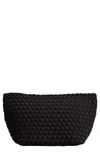 Naghedi Portofino Medium Cosmetic Bag In Onyx