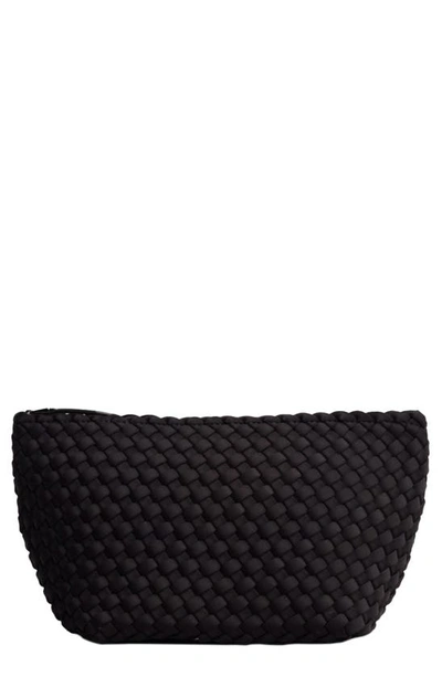 Naghedi Portofino Medium Cosmetic Bag In Onyx