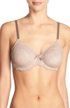 Chantelle Lingerie Rive Gauche Full Coverage Underwire Bra In Hazelnut Rose