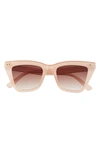 Bp. 50mm Cat Eye Sunglasses In Beige