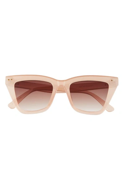 Bp. 50mm Cat Eye Sunglasses In Beige