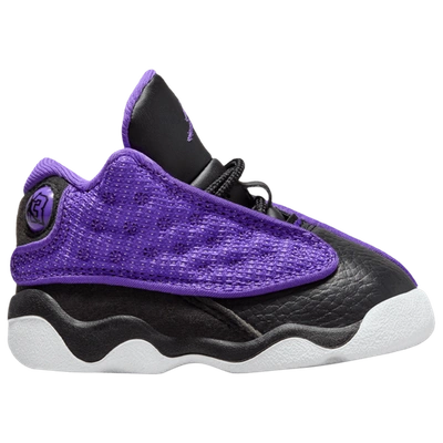 Jordan Kids' Girls  Retro 13 In Purple Venom/black/white