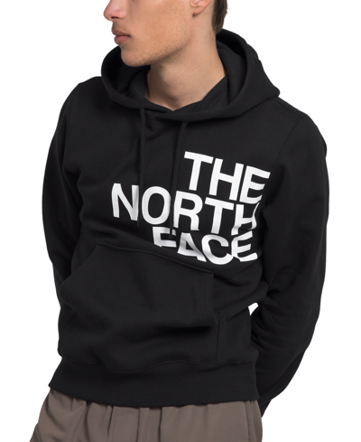 The North Face Mens Brand Proud Hoodie In Tnf Black,half Dome Graphic