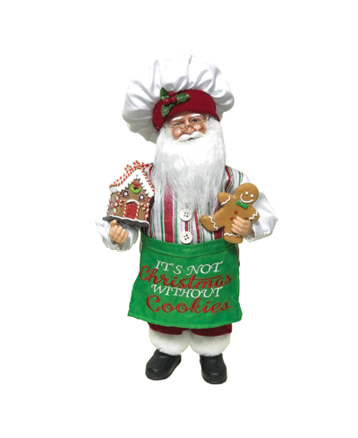 Santa's Workshop 15" It's Not Christmas Without Cookies Claus In Multi