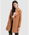 Belle & Bloom Ex Boyfriend Wool Coat In Camel