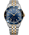RAYMOND WEIL MEN'S SWISS AUTOMATIC FREELANCER DIVER TWO-TONE STAINLESS STEEL BRACELET WATCH 43MM
