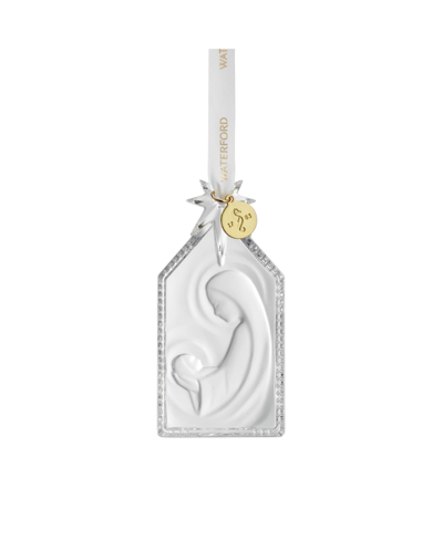Waterford Nativity Ornament In Clear