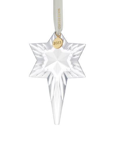 Waterford Annual Snowstar Ornament 2023 In Clear