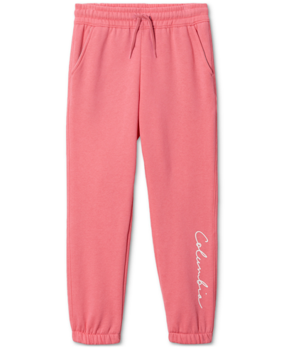 Columbia Kids' Big Girls Trek Ii Jogger Pants In Camellia Rose