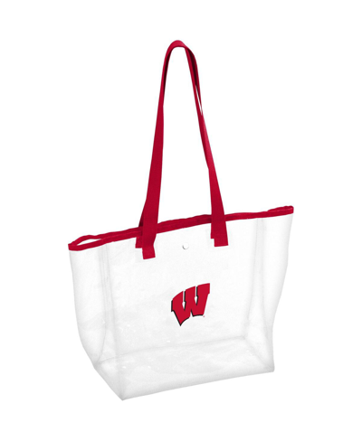 Logo Brands Women's Wisconsin Badgers Stadium Clear Tote