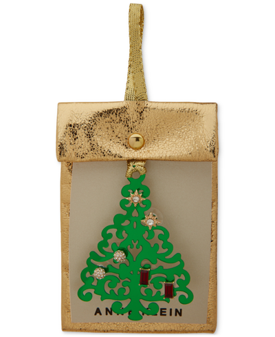 Anne Klein Tree Ornament & Gold-tone 3-pc. Earrings Set In Multi