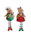Santa's Workshop 15.5" Christmas Gingerbread, Set Of 2 In Multi