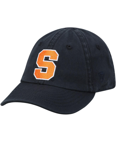 Top Of The World Babies' Infant Unisex  Navy Syracuse Orange Mini Me Adjustable Hat