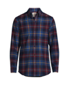 LANDS' END BIG & TALL BLAKE SHELTON X TRADITIONAL FIT FLAGSHIP FLANNEL SHIRT