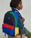 Polo Ralph Lauren Polo Kids Colorblocked Backpack In Multi
